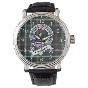 Classic Timeless Clan Ferguson Modern Badge Tartan Watch