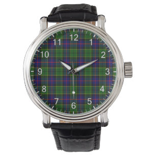 Classic Timeless Clan Forsyth Tartan Plaid Gift Watch