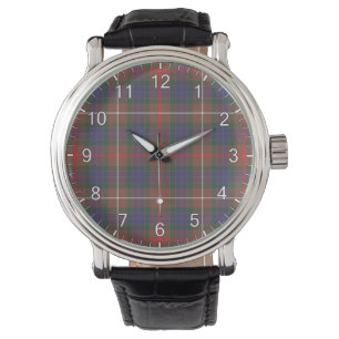 Classic Timeless Clan Fraser Hunting Modern Tartan Watch