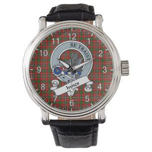 Classic Timeless Clan Innes Modern Badge Tartan Watch
