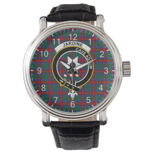 Classic Timeless Clan Jardine Dress Tartan Badge P Watch