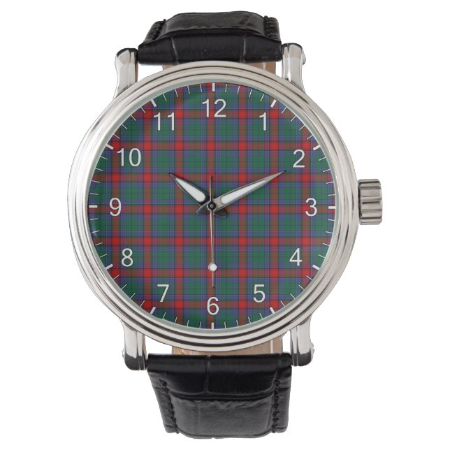 Classic Timeless Clan Jardine Dress Tartan Plaid G Watch (Front)