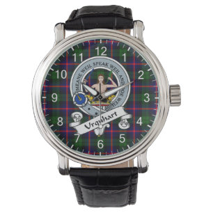 Classic Timeless Clan Urquhart Badge Tartan Watch
