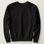 Classic Timeless Traditional Black Solid Colour  Sweatshirt<br><div class="desc">Classic Sweetshirt and casual fun fashion statement apparel accessory printed with Classic Timeless Traditional Black Solid Colour graphic art design illustration and select products collection by TheFabricSeal print on demand shop at Zazzle.com #ZazzleMade https://www.zazzle.com/store/thefabricseal TheFabricSeal©️Original. Black is a colour that is the result of no visible light or the complete...</div>