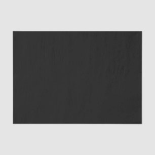 Classic Timeless Traditional Black Solid Colour Tissue Paper