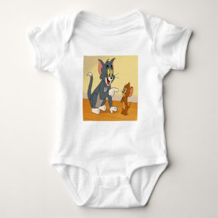 Classic Tom and Jerry Showdown Baby Bodysuit