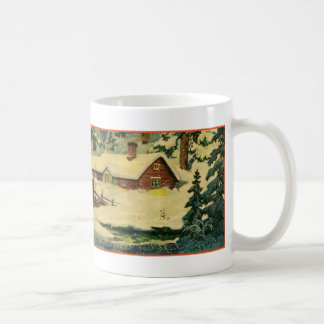 Classic Tomten scene Coffee Mug