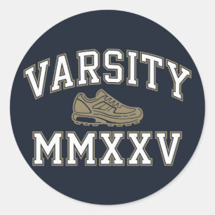 Classic Track and Field Varsity - Classic Sport Classic Round Sticker