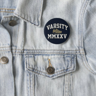 Classic Track and Field Varsity Sticker – Classic 6 Cm Round Badge