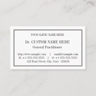 Classic, Traditional Business Card