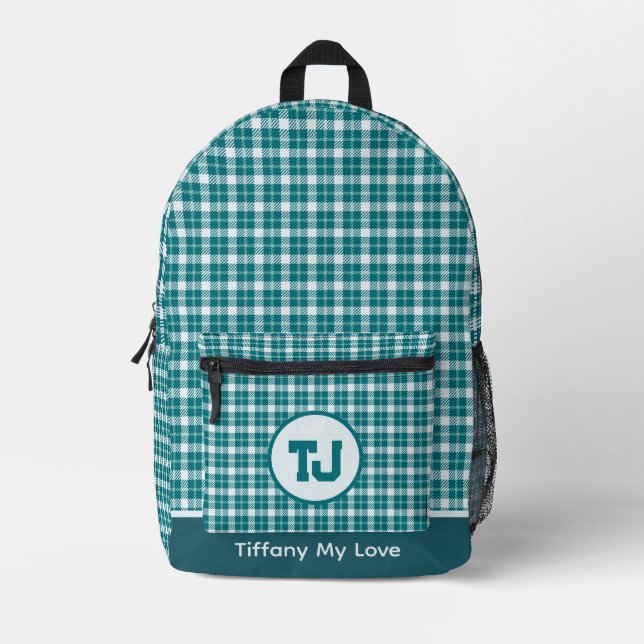 Classic Travel Name School Backpack (Front)