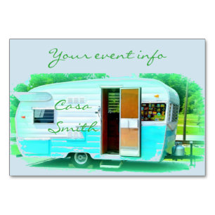 Classic travel trailer Thunder_Cove Table Number