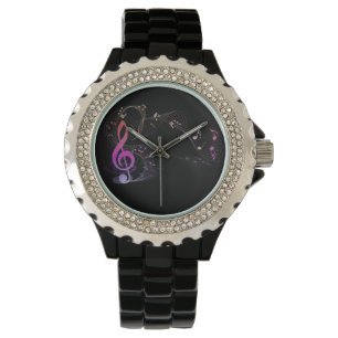 *~* Classic Treble Clef Colourful Modern Music Not Watch