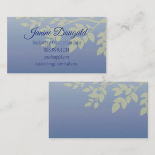 Classic Tree Nature Business Occupation Custom Card