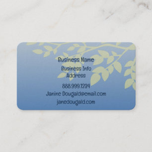 Classic Tree Nature Holistic Healer Business Card
