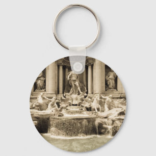 Classic Trevi Fountain, Rome Key Ring