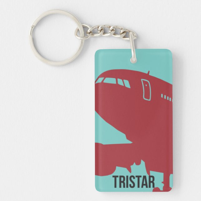 Classic Tristar Airliner Keychain (Front)