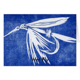 Classic Trout Fly Card