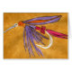 Classic Trout Fly  Card "Pink and Purple" (Front Horizontal)