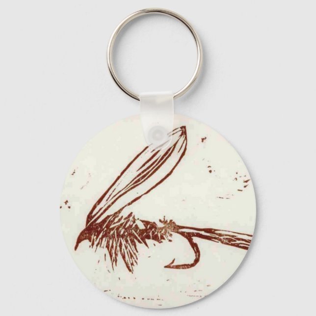 Classic Trout Fly Keychain Wet Fly (Front)