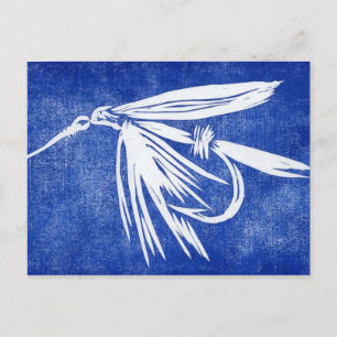 Classic Trout Fly Postcard