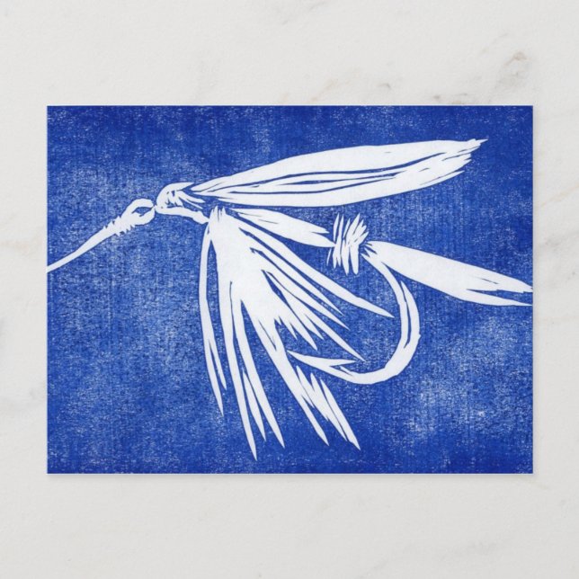 Classic Trout Fly Postcard (Front)