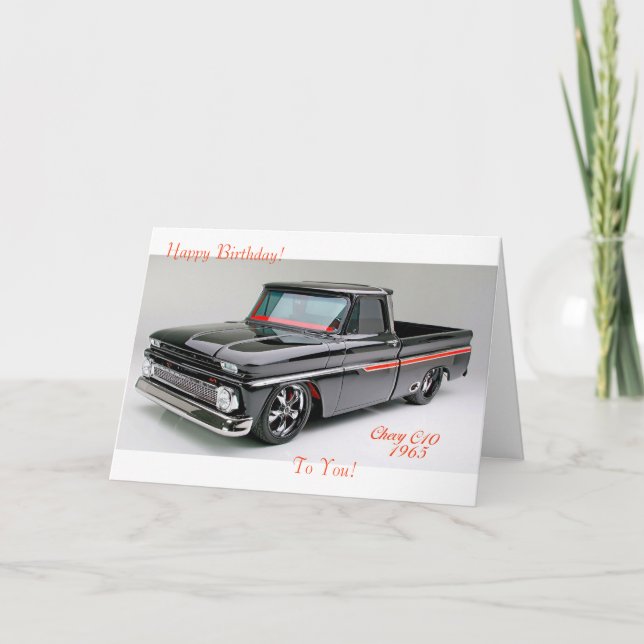 Classic Truck Greeting Card (Front)