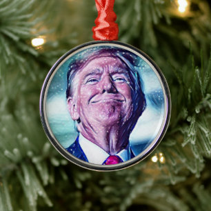 Classic Trump Metal Tree Decoration