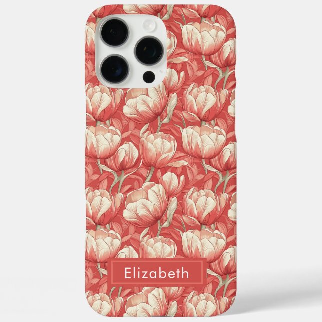 Classic Tulip Custom Iphone Case For Girls (Back)