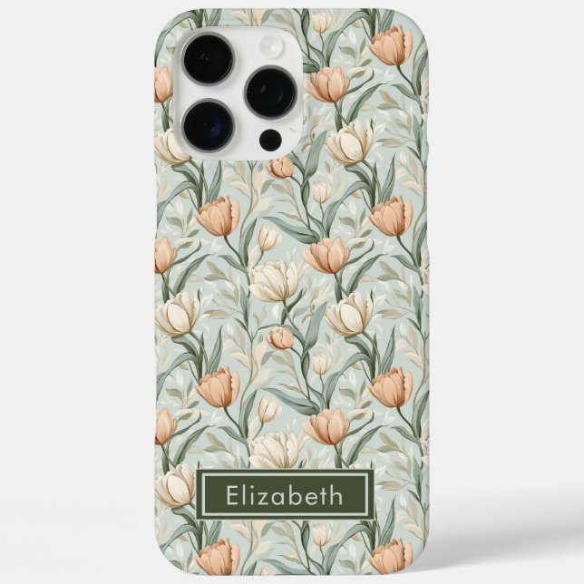 Classic Tulip Custom Iphone Case For Wedding Favou (Back)