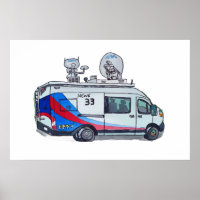 Classic TV News Van