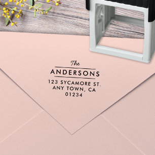 Classic Type Return Address Stamp