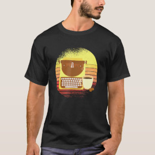Classic Typewriter Coffee T-Shirt