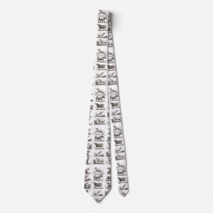 Classic Unicorn Antique Mythical Magical Creature Tie