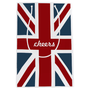 Classic Union Jack Flag Medium Gift Bag