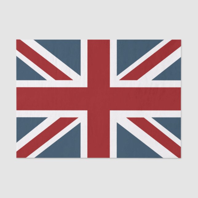 Classic Union Jack Flag Tissue Paper (Front)