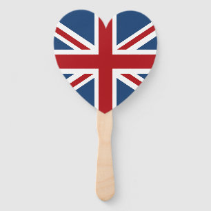 Classic Union Jack UK Flag Hand Fan