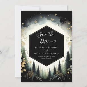 Classic Unique Enchanted Forest Wedding Save The Date