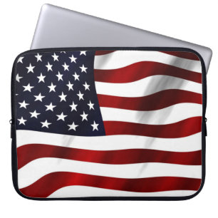 CLASSIC UNITED STATES OF AMERICA FLAG LAPTOP SLEEVE