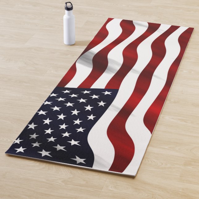 CLASSIC UNITED STATES OF AMERICA FLAG YOGA MAT (In Situ)