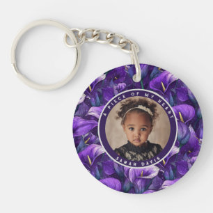 Classic Valentine Gifts For Her Calla Lilies Key Ring