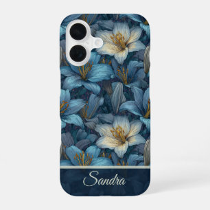 Classic Valentine'S Day Gift Lilies Floral Custom iPhone 16 Case