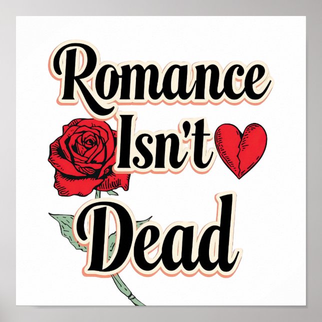 Classic Valentine's Day Love Saying Poster (Front)