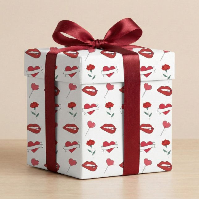 Classic Valentine's Day Wrapping Paper (Classic Valentine's Day Wrapping Paper)