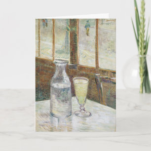 Classic Van Gogh Paris Cafe Absinthe Art Card