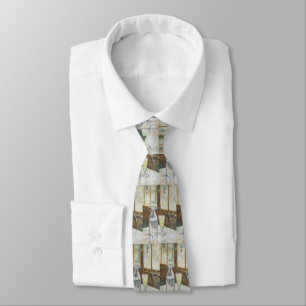 Classic Van Gogh Paris Cafe Absinthe Art Tie