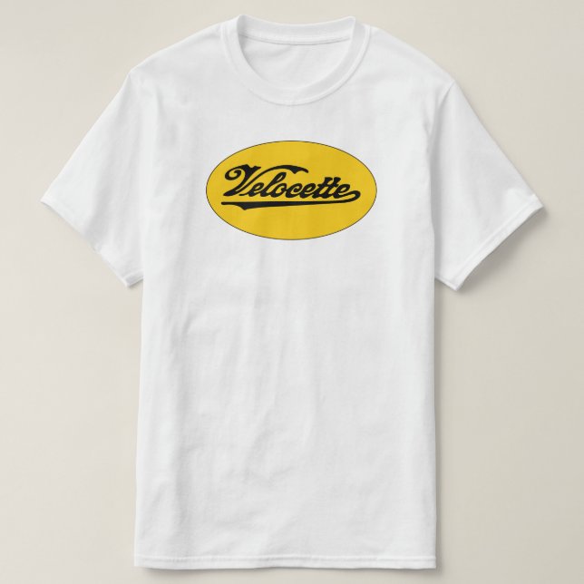Classic Velocette Motor Cycles T-Shirt (Design Front)