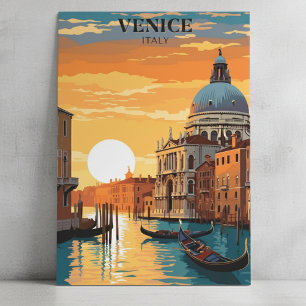 Classic Venice Italy Old Town Travel Postcard