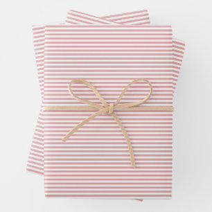 Classic Vertical Pinstripe Seamless Pattern Wrapping Paper Sheet