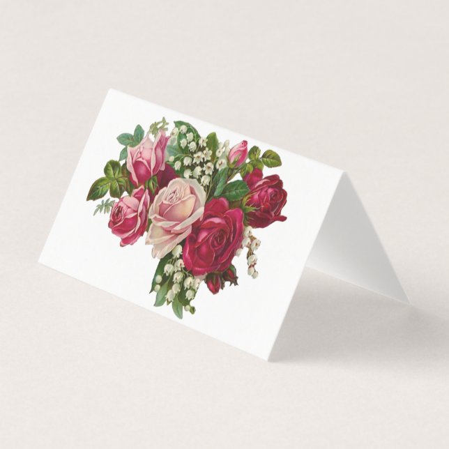 Classic Victorian Roses Lily of the Valley Romance (Front)